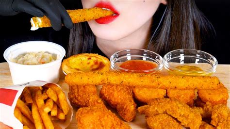 Asmr 바삭바삭 Kfc 치킨 먹방🍗 Kfc Kentucky Fried Chicken Mukbang 리얼사운드 먹방 No