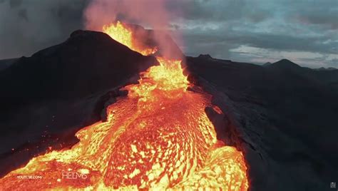 Drone Crashes Into Icelandic Volcano Capturing Its Own Incredible ...