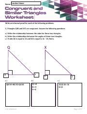 4 10 Worksheet Docx Landon Moore Write An Informal Proof For Each Of