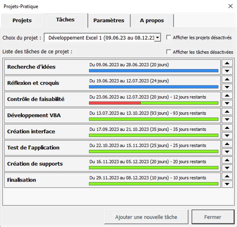 Projets Pratique Gestion De Projets Pour Excel