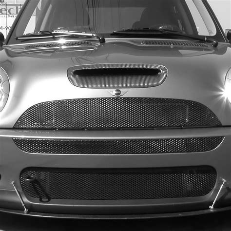 Grillcraft® Mini Cooper Base S Hatchback 2004 2 Pc Mx Series Black