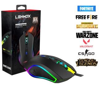 Mouse Gamer Profissional Lehmox Hyper Mause De Alta Performance PRO