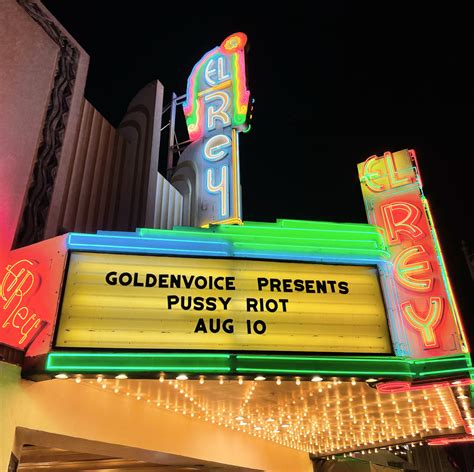 Aug Pussy Riot Rei Ami Sarah Silverman At El Rey Theatre Los Angeles California