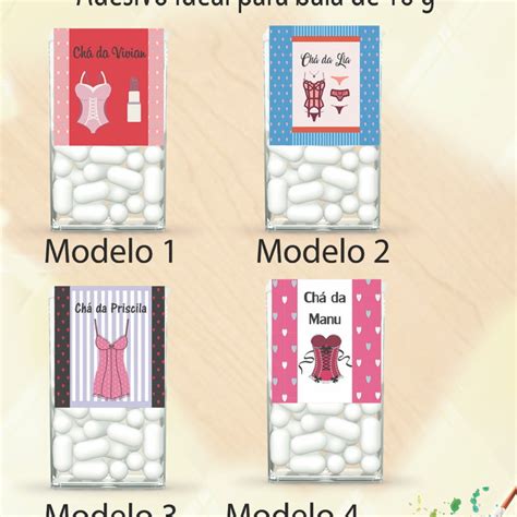 Rotulo De Bala Ch De Lingerie Elo Produtos Especiais