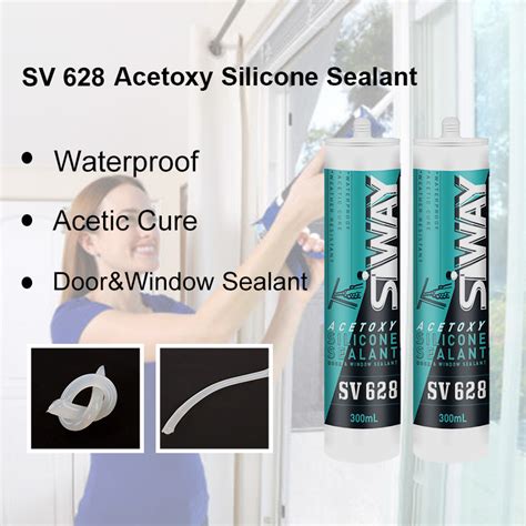 News SIWAY 628 Acetoxy Silicone Sealant