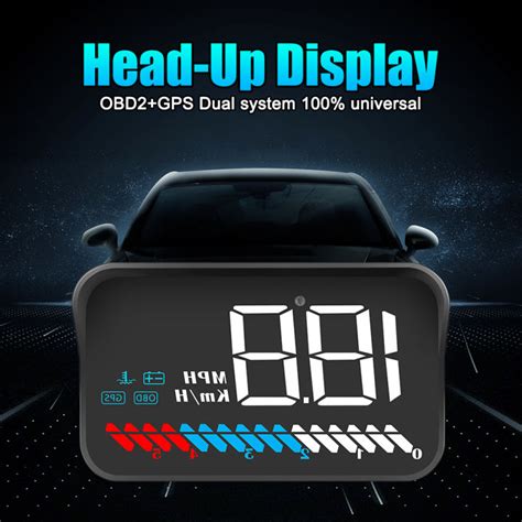 Hud Obd Head Up Display Obd Gps Dual System M Head Up Display Gps