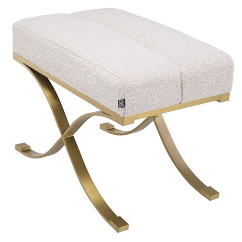 Eichholtz Stool Adonia Boucl Cream Bei Villatmo De