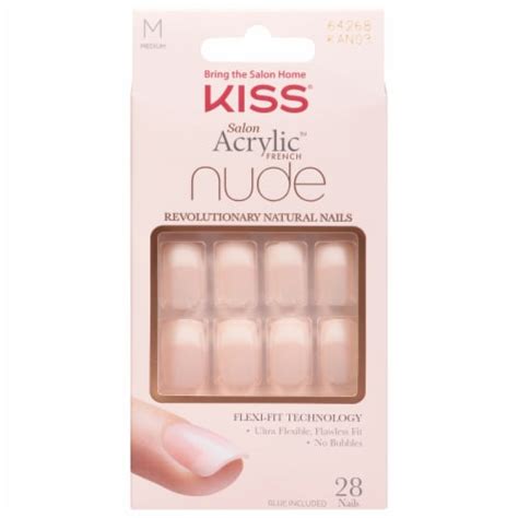 Kiss Salon Acrylic Nude French Nail Kit Cashmere Ct QFC