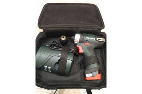 Аккумуляторная дрель Metabo PowerMaxx BS 12 В, 1х2.0, патрон, сумка ...
