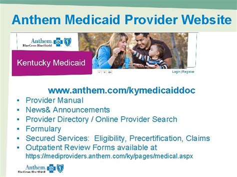 Anthem Medicaid Ky Medicaid Coverage Area The Kentucky