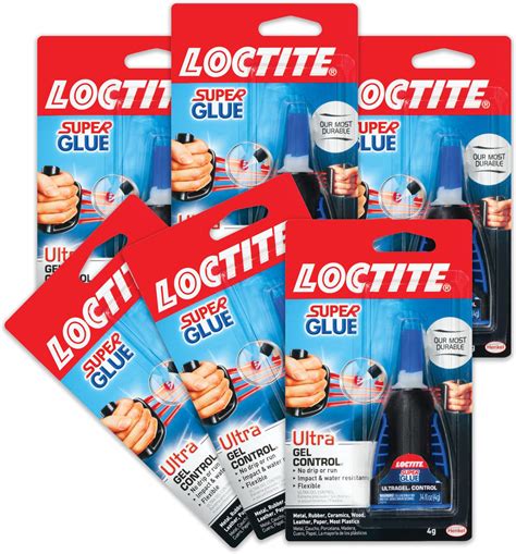 Loctite 1363589 6 Ultra Gel Control Super Glue 4g Bottles Case Of 6 Super Glue Amazon Canada