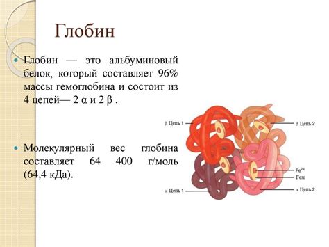 Гемоглобин - презентация онлайн