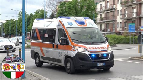 Ambulanza Fiat Ducato X Bresciasoccorso In Sirena Italian