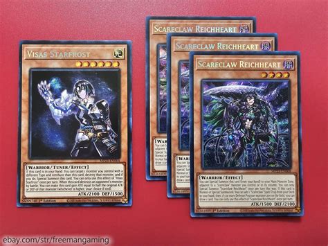 Yugioh Scareclaw Deck Cards Reichheart Tri Heart Kashtira Tournament