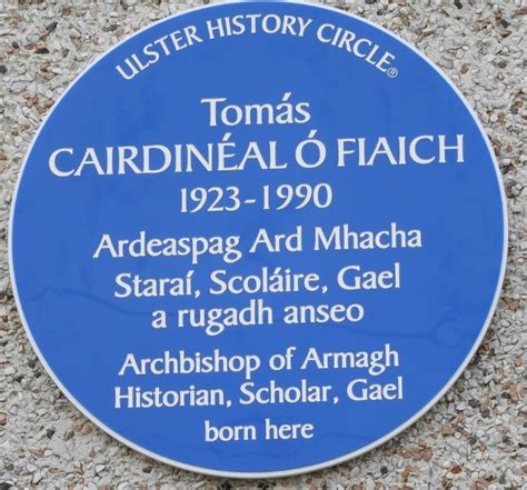 Cardinal Tomás Ó Fiaich Ulster History Circle