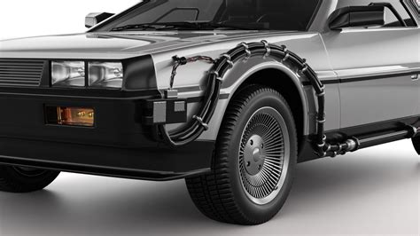 DeLorean Back To The Future - 3D Model by zampvers