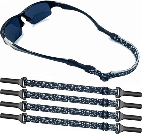 KSACLE Adjustable Glasses Strap 4 Pack No Tail Eyeglass Straps