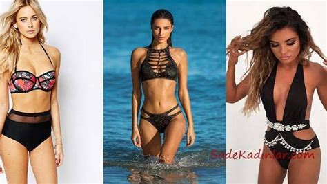 2020 Siyah Bikini Modelleri İle Plajların Tozunu Attırın Kıyafet