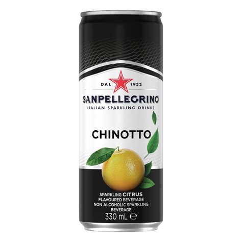 SAN PELLEGRINO 330ML CHINOTTO CANS 24 PACK | Buy Drinks & Beverages ...