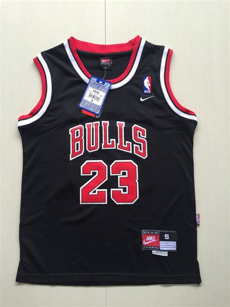 Men's Michael Jordan bulls throwback jersey black