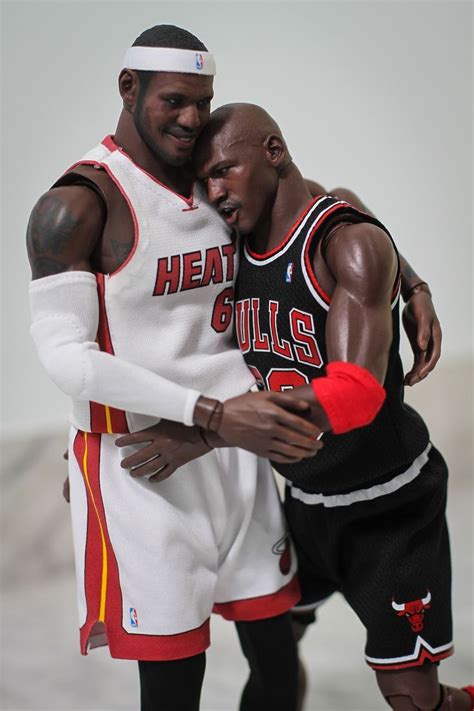 Lebron James And Michael Jordan Figures By Enterbay Lebron James