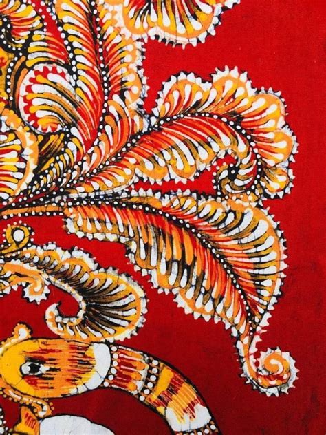 Sri Lankan Batik Wall Art // Hand Printing // Traditional - Etsy