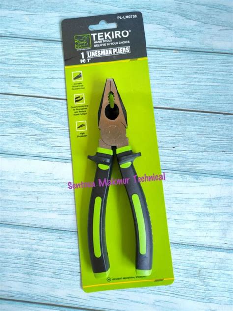 TEKIRO 7 Tang Kombinasi Combination Linesman Pliers 7 Inchi Lazada