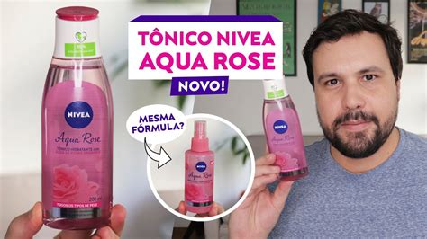 TÔNICO NIVEA AQUA ROSE Resenha YouTube