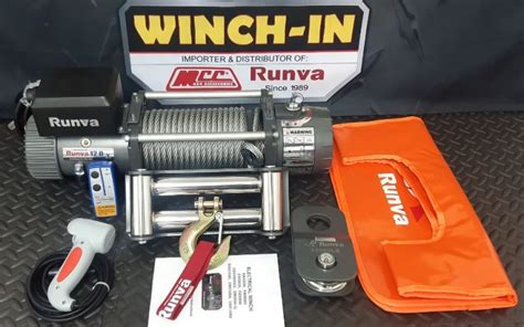 12000LBS - RUNVA WINCH 12V WITH STEEL CABLE (12 000LBS = 5 443KG ...