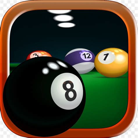 English Billiards Billiard Balls Eight Ball Game Png 1024x1024px