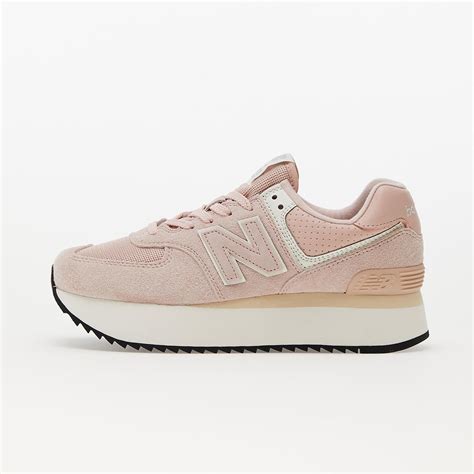 New Balance 574 Alpha Pink In White Lyst