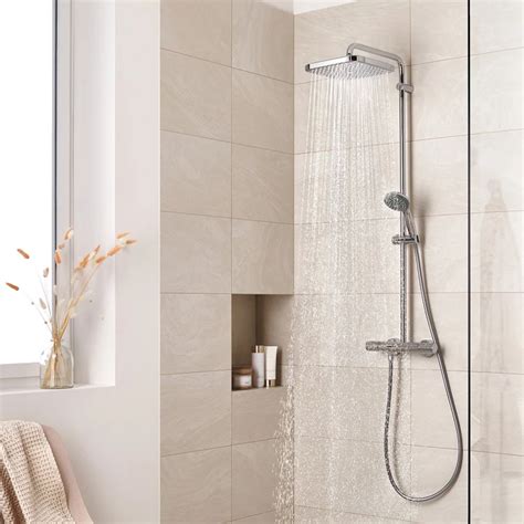 Grohe Vitalio Start Cube Thermostatic Shower System