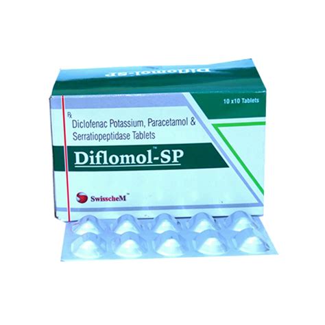 Diclofenac Potassiumparacetamol And Serratiopeptidase Tablet