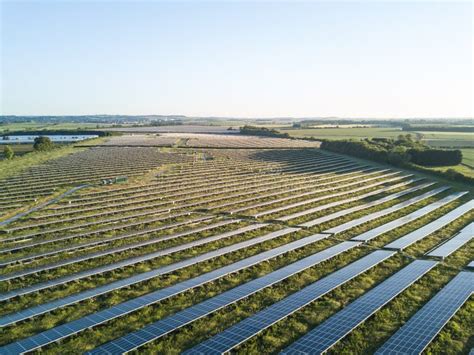 Solar Farm Stock Photo Image Of Clean Energy Cell 93691830