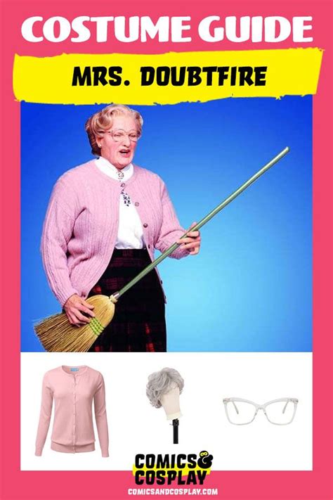 Mrs Doubtfire Costume Ideas Diy Cosplay W Wig Dress S Themed