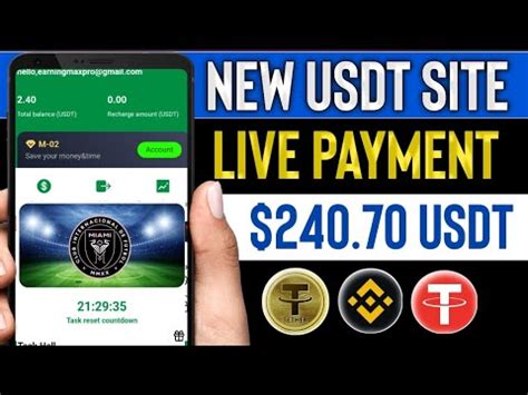 New Latest Usdt Money Making Platform New High Profitable Usdt Earning