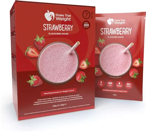 7x Strawberry High Protein Meal Replacement Diet Shakes Shake That