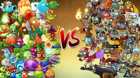 Pvz Epic Todas Las Plantas Vs Todos Los Zombies All Plants Vs