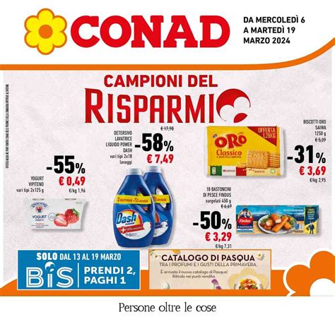 Volantino Conad Lombardia Dal 6 Al 19 Marzo 2024