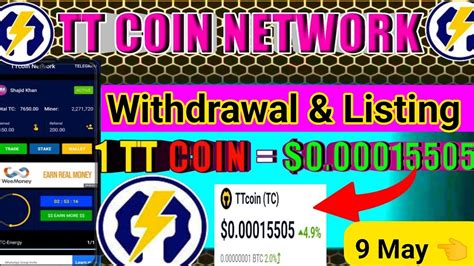 Tt Coin Withdrawal Latest Update Tt Coin Network Withdrawal Tt Coin