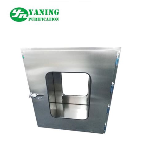 Stainless Steel Static Cleanroom Pass Box With Mechanical Interlock