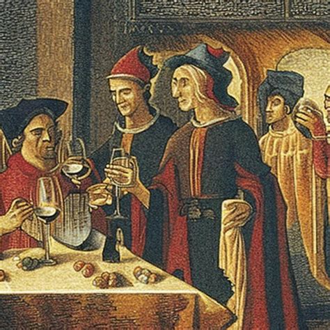 Il Vino Nel Medioevo Ai Tempi Di Dante Alighieri Online Wine Shop News