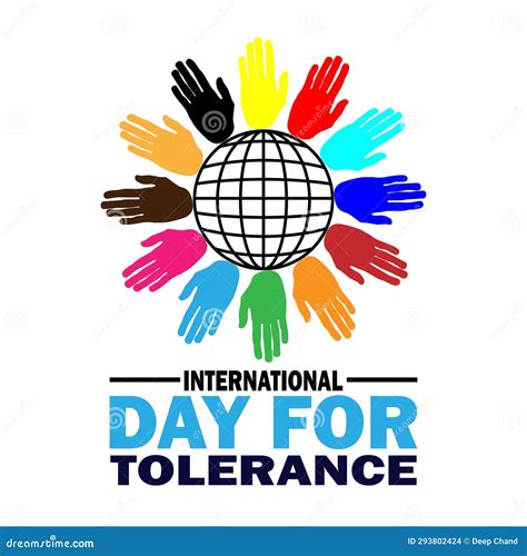 International Day Of Tolerance Stock Vector Illustration Of Event