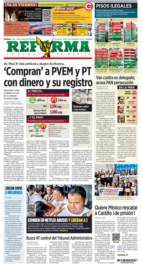 Reforma On Twitter Compran A Pvem Y Pt Con Dinero Y Su Registro