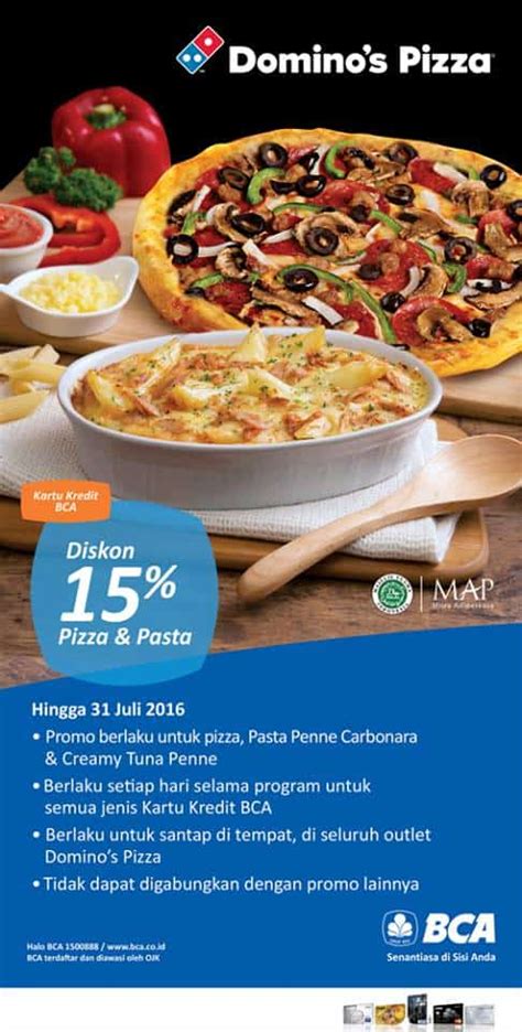 Domino S Pizza Promo Diskon Pakai Kartu Kredit Bca Katalog Kuliner