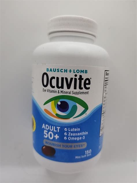 Bausch Lomb Ocuvite Adult Eye Vitamin Mineral Supplement