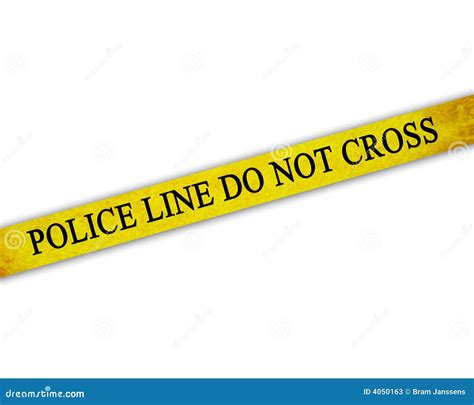 Yellow Police Tape Stock Photos - Image: 4050163