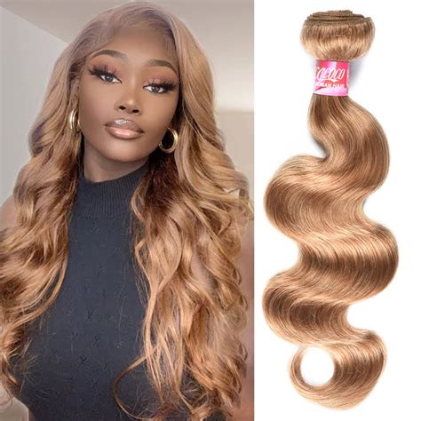 Amazon XCCOCO Honey Blonde Body Wave Bundles Grade A Brazilian Blonde Human Hair Bundles