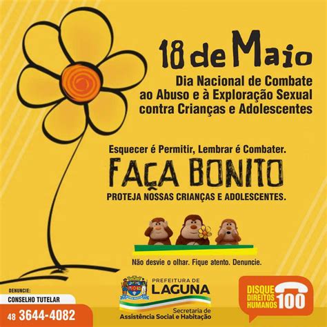 Campanha Faça Bonito participe e proteja nossas crianças e