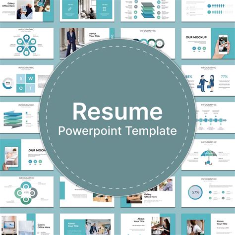 Resume Powerpoint Presentation Template Slides Masterbundles